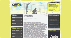 Desktop Screenshot of cphbeach.dk
